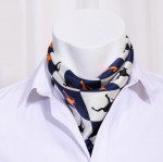 China Factory Custom Design Printed Satin Silk Scarf for Men MIC1743366763